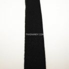 สายผ้า-ผ้ากุ๊น Cotton (ฝ้าย) โพลีนุ่ม ขนาด 1 นิ้ว บรรจุ 50 เมตร สีดำ รูป 2