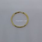 ห่วงพวงกุญแจ เฉพาะห่วง ขนาด 2.5 cm  บรรจุ 100 อัน สีทอง รูป 2