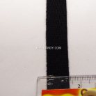 สายผ้า-ผ้ากุ๊น Cotton (ฝ้าย) ลายก้างปลา ขนาด 4 หุน (1.3 cm) บรรจุ 1 เมตร สีดำ รูป 2