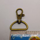 คอหมาโลหะ  KL013  ขนาด 2.5x4 cm  บรรจุ 100 อัน สีทองรมดำ รูป 2