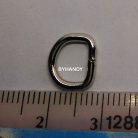 ห่วงเหล็กตัว D  ขนาด 7 mm  บรรจุ 10 อัน สีนิเกิ้ล รูป 3