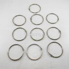 ห่วงสปริงกลม ขนาด 90 mm  บรรจุ 100 อัน สีนิเกิ้ล รูป 2