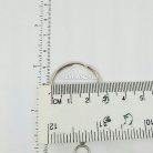 ห่วงพวงกุญแจ พร้อมโซ่ข้อต่อกลม ขนาด 2.5 cm  บรรจุ 500 อัน สีทอง รูป 3