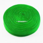 สายผ้า-ผ้ากุ๊น PP  ลายเวอร์จิ้น ขนาด 7 หุน บรรจุ 100 หลา สีเขียวใบไม้