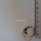 คอหมาโลหะ ตัวซี ขนาด 2x2.5 cm  บรรจุ 1000 อัน สีนิเกิ้ล รูป 2