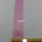 สายผ้า-ผ้ากุ๊น PP  ลายเวอร์จิ้น ขนาด 7 หุน บรรจุ 100 เมตร สีชมพูอ่อน รูป 3