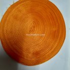 สายผ้า-ผ้ากุ๊น PP  ลายเวอร์จิ้น ขนาด 1 นิ้ว บรรจุ 50 เมตร สีเหลืองเข้ม