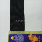 สายผ้า-ผ้ากุ๊น PP  ลาย 2000 หนา ขนาด 1.5 นิ้ว บรรจุ 1 เมตร สีดำ รูป 2