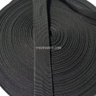 สายผ้า-ผ้ากุ๊น PP  ลาย 2000 หนา ขนาด 1.2 นิ้ว บรรจุ 50 เมตร สีดำ