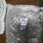 โซ่ไข่ปลา เฉพาะสาย ทองเหลืองไม่เข้าสนิม ขนาด 2.4 mm  บรรจุ 100 เมตร สีนิเกิ้ล