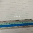 โซ่ไข่ปลา สายพร้อมข้อต่อ ขนาด 2.4 mm  บรรจุ 100 เส้นยาว 15 เซนติเมตร สีนิเกิ้ล
