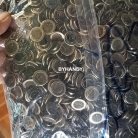 ตาไก่ตาข่าย ทองเหลือง ขนาด 10.2 mm (24) บรรจุ 2000 ชุด สีเหลืองดำ