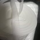 สายผ้า-ผ้ากุ๊น PP  ลาย 48 เส้น ขนาด 1 นิ้ว บรรจุ 50 เมตร สีขาว
