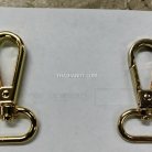 คอหมาโลหะหนา ช่องเหลี่ยม ขนาด 2x4.5 cm (6 หุน) บรรจุ 1  สีทอง รูป 2