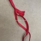 สายผ้า-ผ้ากุ๊น Cotton (ฝ้าย) โพลีนุ่ม ขนาด 5 มิล บรรจุ 1 กิโลกรัม สีแดง