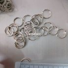 ห่วงเหล็กกลม ขนาด 12 mm  บรรจุ 1 กิโลกรัม สีนิเกิ้ล รูป 2
