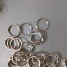ห่วงเหล็กกลม ขนาด 12 mm  บรรจุ 1 กิโลกรัม สีนิเกิ้ล รูป 3