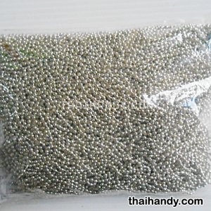 โซ่ไข่ปลา เฉพาะสาย ขนาด 2.4 mm  บรรจุ 100 เมตร สีนิเกิ้ล รูปเต็ม