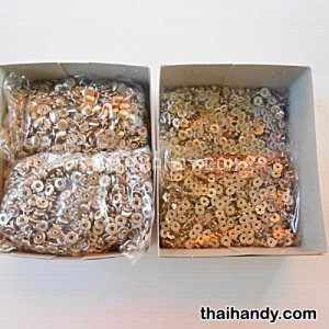 กระดุมแป๊กเหล็ก ขนาดหน้ากว้าง 15 mm (7N) บรรจุ 720 ชุด สีนิเกิ้ล รูปเต็ม