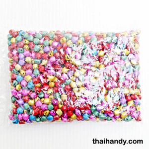 กระพรวนเหล็ก ด้าน ขนาด 8 mm  บรรจุ 1000 อัน สีคละสี รูปเต็ม