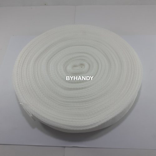 สายผ้า-ผ้ากุ๊น PP  ลายเวอร์จิ้น ขนาด 1 นิ้ว บรรจุ 50 เมตร สีขาว รูปเต็ม