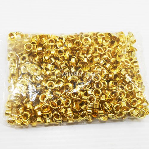 ตาไก่ เหล็ก ขนาด 5.7 mm (10) บรรจุ 10 กุรุส (1440 ชุด) สีทอง รูปเต็ม