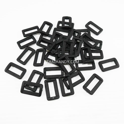 ตัวปรับสายพลาสติก 1 ช่อง ขนาด 3/4 นิ้ว บรรจุ 5000 อัน สีดำ รูปเต็ม