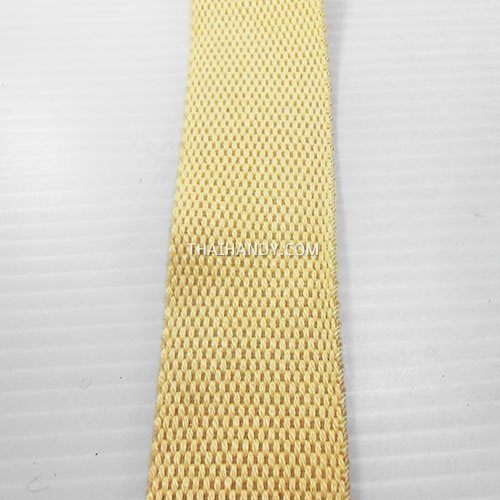 สายผ้า-ผ้ากุ๊น Cotton (ฝ้าย) สปันหนา ขนาด 1.5 นิ้ว บรรจุ 1 เมตร สีครีมน้ำตาล รูปเต็ม