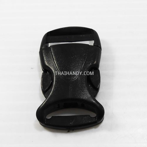 ตัวล็อคสายก้ามปูเต่า พลาสติก ขนาด 3/4 นิ้ว (6 หุน) บรรจุยกกระสอบ 3000 ตัว สีดำ รูปเต็ม