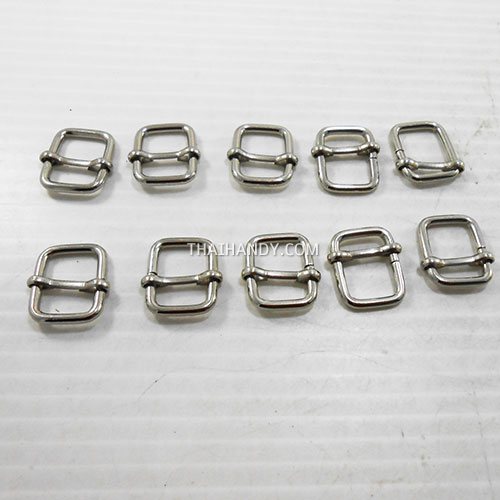 ตัวปรับสายโลหะ 2 ช่อง ขนาด 0.375 นิ้ว ( 3 หุน หรือ 10 mm) บรรจุ 10 อัน สีนิเกิ้ล รูปเต็ม