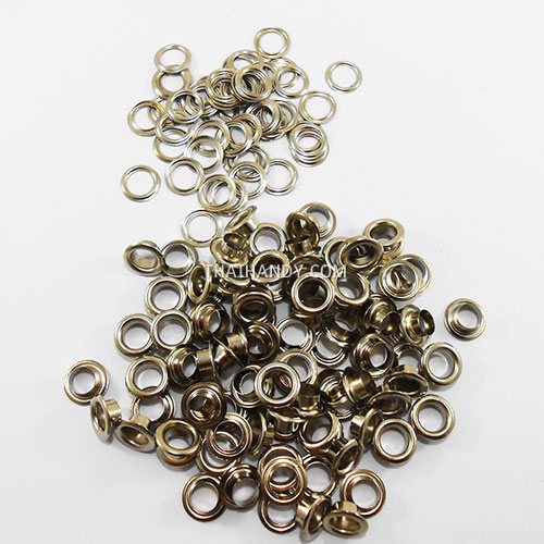 ตาไก่ เหล็ก ขนาด 8.7 mm (23) บรรจุ 5 กุรุส (720 ชุด) สีนิเกิ้ล รูปเต็ม