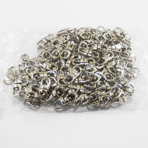 ตัวเหวี่ยงข้อหมุน เหล็ก ขนาด 8 x 18 mm  บรรจุ 100 ชุด สีนิเกิ้ล รูปเต็ม