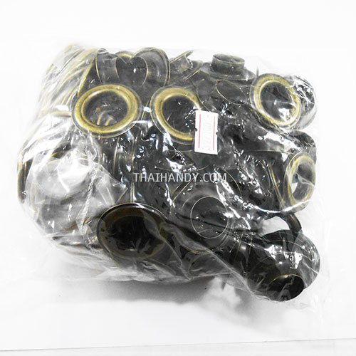 ตาไก่ เหล็ก ขนาด 19.5 mm (32) บรรจุ 100 ชุด สีทองรมดำ รูปเต็ม