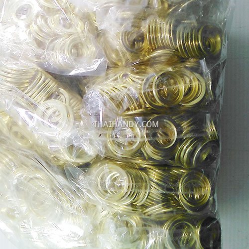 ตาไก่ เหล็ก ขนาด 16 mm (30) บรรจุ 1000 ชุด สีทอง รูปเต็ม