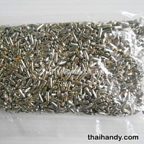 โซ่ไข่ปลา เฉพาะข้อต่อ ขนาด 1.2 mm  บรรจุ 10 อัน สีนิเกิ้ล รูปเต็ม