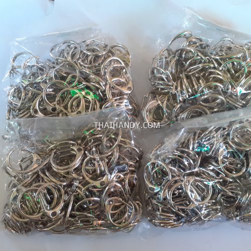 คอหมาโลหะ ตัวซี ขนาด 2x2.5 cm  บรรจุ 1000 อัน สีนิเกิ้ล รูปเต็ม