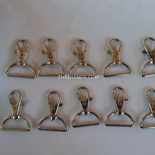 คอหมาโลหะ  KL013  ขนาด 2.5x4 cm  บรรจุ 10 อัน สีนิเกิ้ล รูปเต็ม