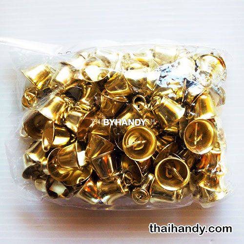 กระดิ่งเหล็ก ขนาด 20 mm (กลาง) บรรจุ 1440 ชุด สีทอง รูปเต็ม