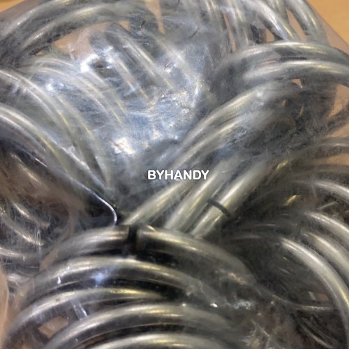 ห่วงสแตนเลทกลม ขนาด 1 นิ้วหนา 5 มิล บรรจุ 1 อัน สีนิเกิ้ล รูปเต็ม