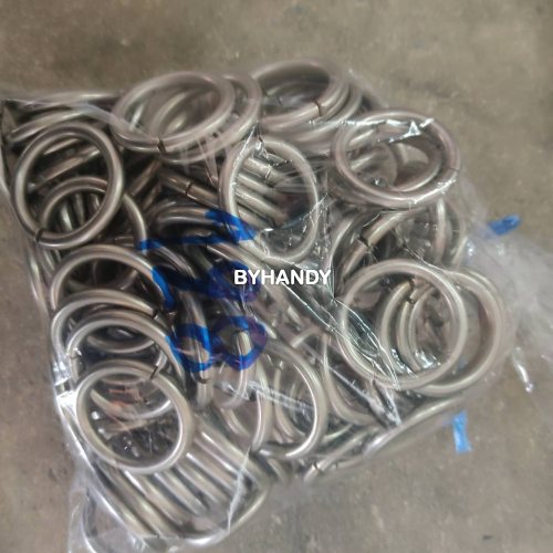 ห่วงกลมสแตนเลท ขอบหนา 5 มิล ขนาด 38 มิล บรรจุ 100  สีไม่ขัด รูปเต็ม